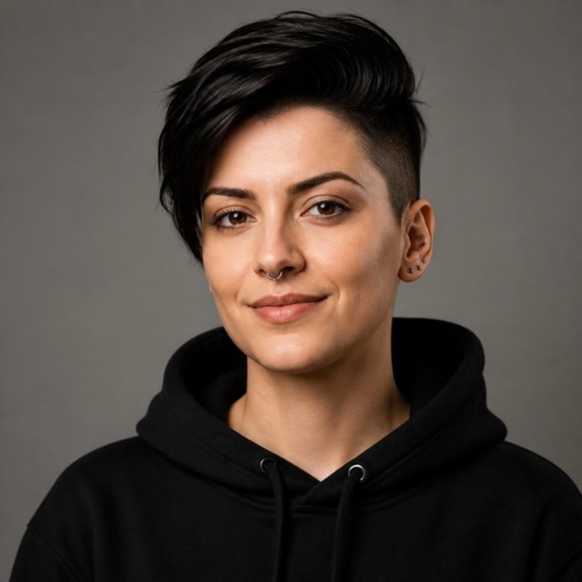 AI-generated portrait representing the Chief Design Officer persona